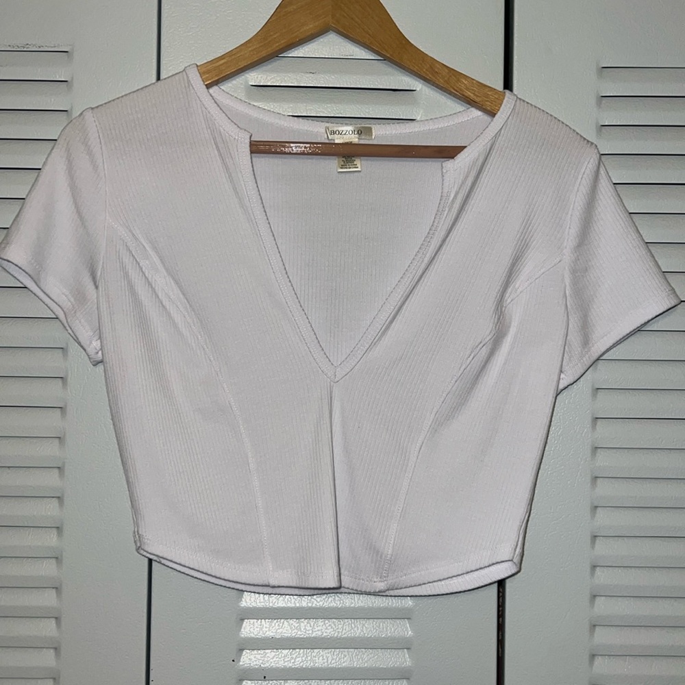 Crop top v neck